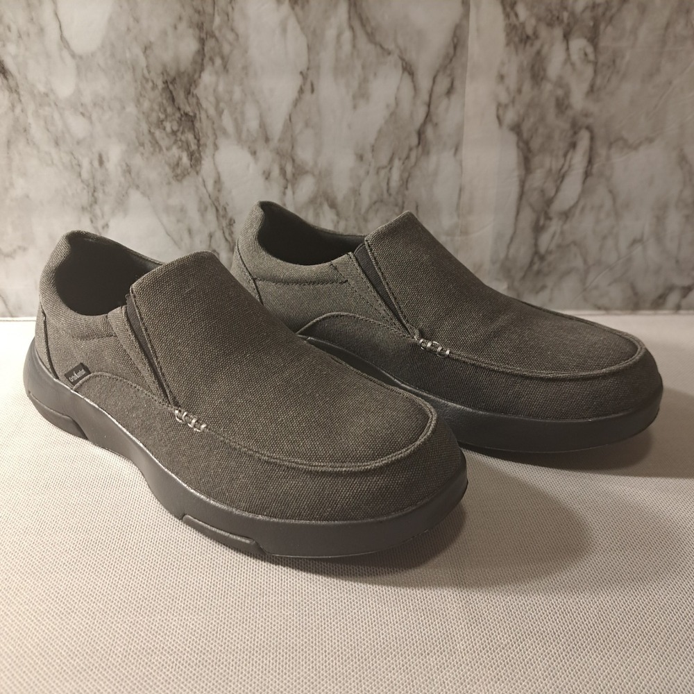 Ortho Comfoot Men's Slip On Loafers/Shoes Gray Stability/Cushioning‎ 10